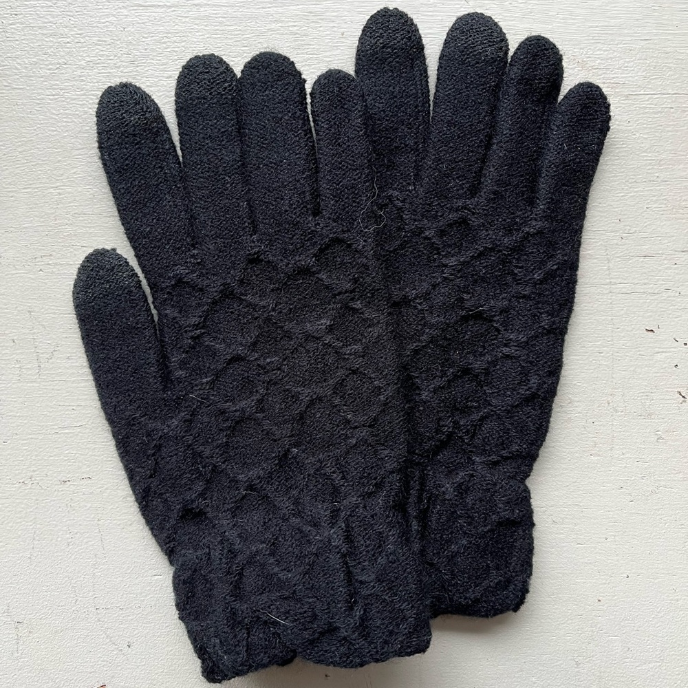 Warm Thick Texting Gloves Smart Finger Winter Accessories Black